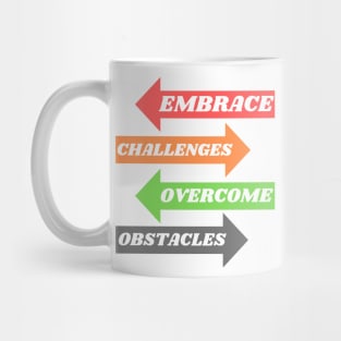 Challenge Conqueror, Obstacle Obliterator Mug